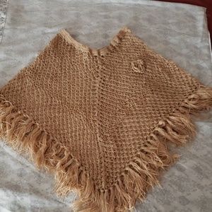 Handmade Kids Poncho Size Medium